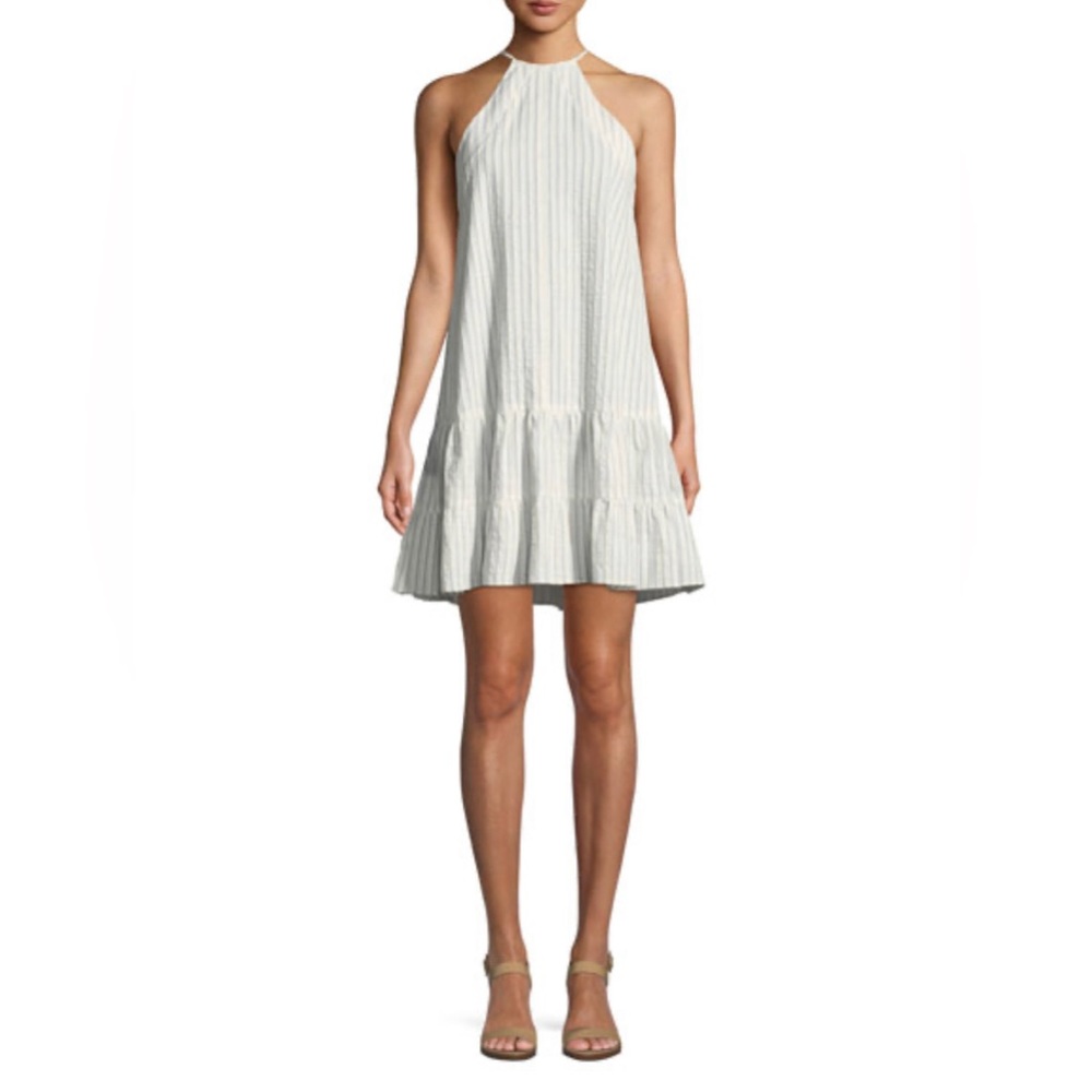 NWT! Rebecca Taylor • Sleeveless Stripe Cotton Tank Dress • SZ 4 • Retail $295